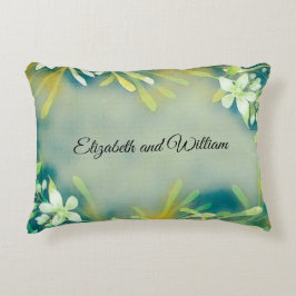 Graugraue tropische Pflanze mit individualisierbar Dekokissen