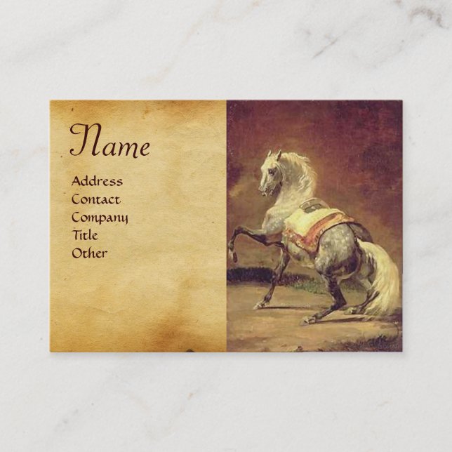 GRAUHENHORSE-Monogramm Visitenkarte (Vorderseite)