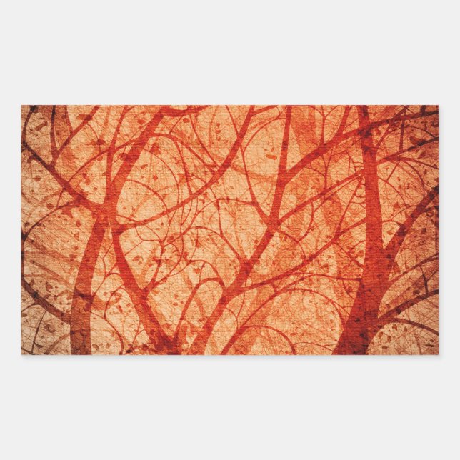 Grauholzkleber Rechteckiger Aufkleber (Vorderseite)