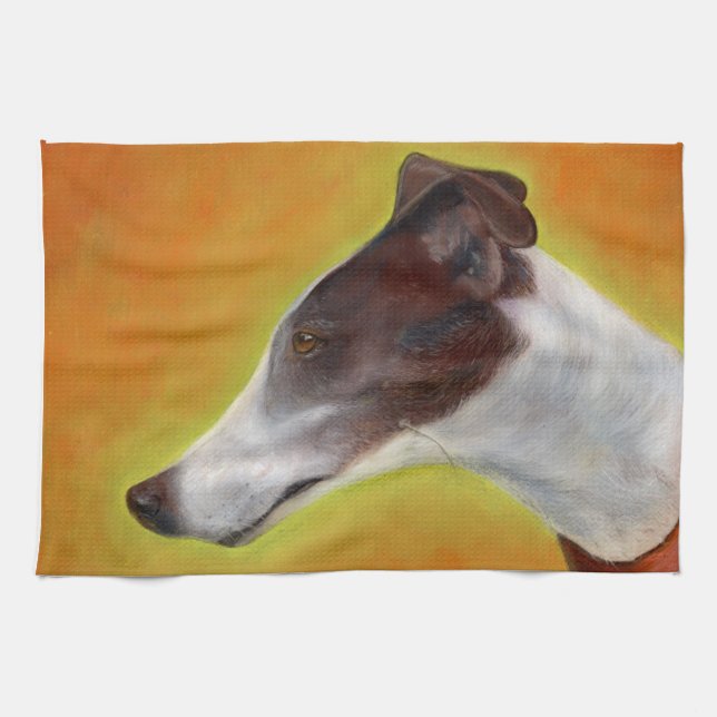 Grauhund-Teatowel (A96) Küchentuch (Horizontal)