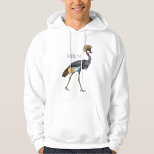 Graukranichkraniche Cartoon Hoodie