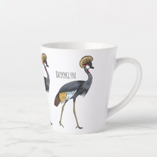 Graukranichkraniche Cartoon Milchtasse