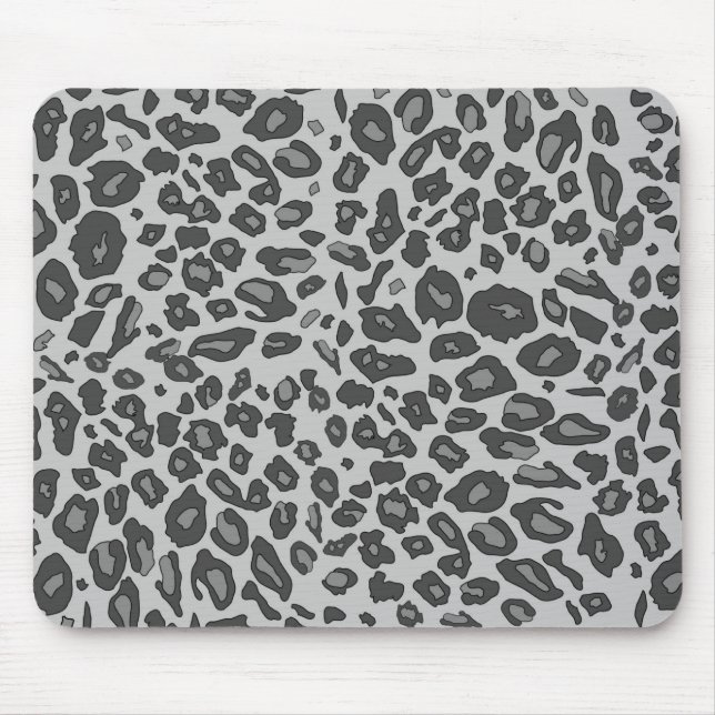 Grauleoparddruck Mousepad (Vorne)