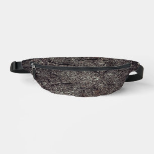 Graulinien aus gebrochenem Asphalt Bauchtasche