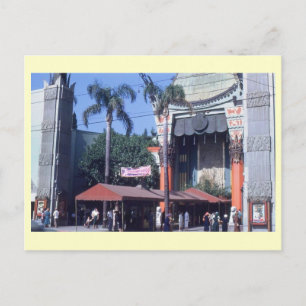 Graumans Chinese Theater, Hollywood Vintag Postkarte