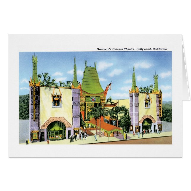 Graumans Chinesisches Theater, Hollywood, Ca (Vorderseite (Horizontal))