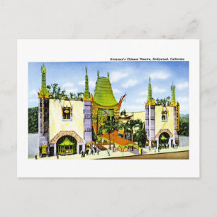 Graumans Chinesisches Theater, Hollywood Postkarte