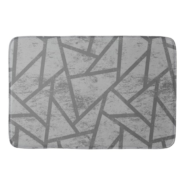 Graumosaikmuster Badematte (Vorderseite)