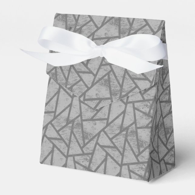 Graumosaikmuster Geschenkschachtel (Vorderseite)