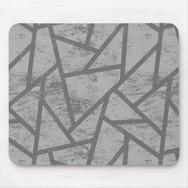 Graumosaikmuster Mousepad (Vorne)