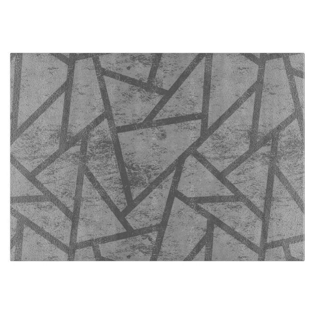 Graumosaikmuster Schneidebrett (Vorderseite)
