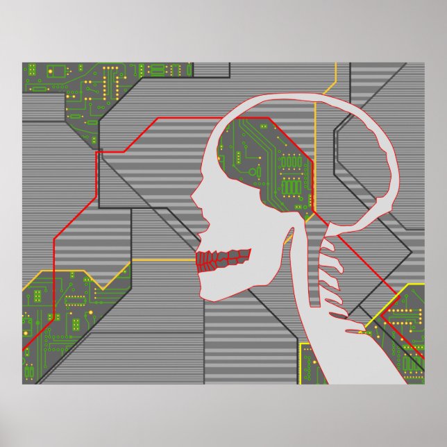 Graumöwe Poster (Vorne)