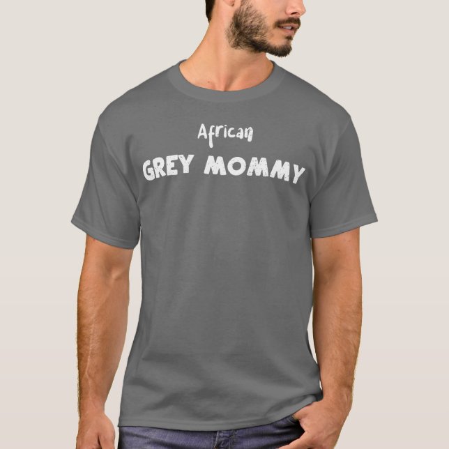 Graupapageien-Muttervögel T-Shirt (Vorderseite)