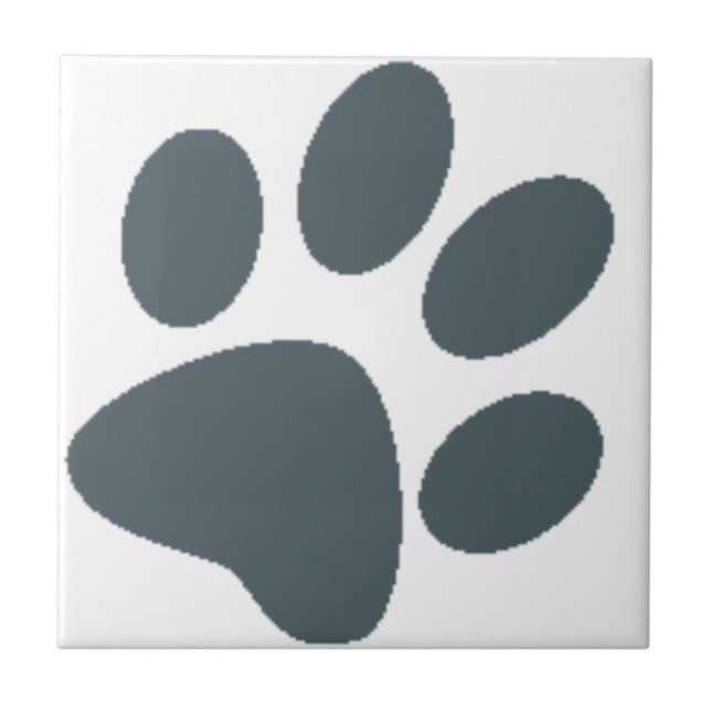 Graupaw Print Fliese (Vorderseite)