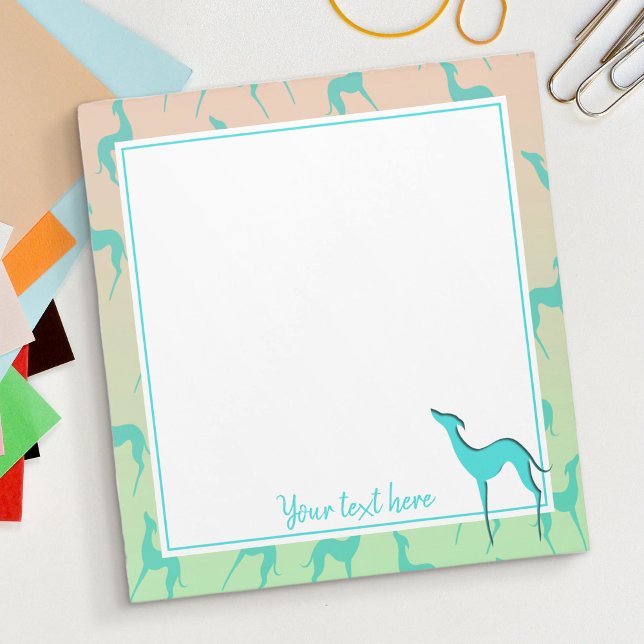 Graupeitsche Silhouette personalisiert Notizblock (Von Creator hochgeladen)