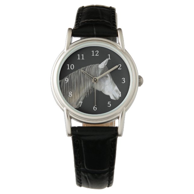 Graupferd Armbanduhr (Vorderseite)