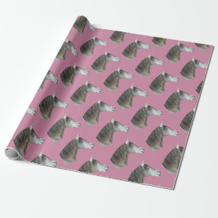 Graupferd Geschenkpapier