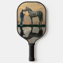Graupferd und Groom OTTB Pickleball Paddel Schläger