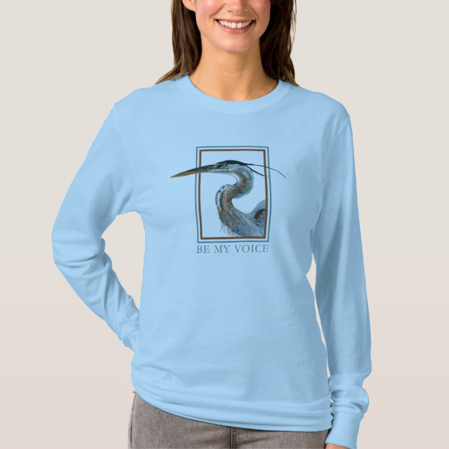 Graureiher durch Jane Freeman T-Shirt (Vorderseite)