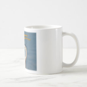 Graureiher "schlechter Tag " Kaffeetasse