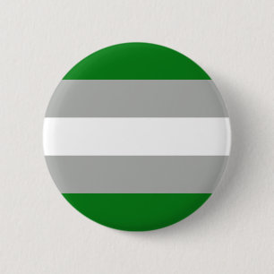 Grauromantische Pride-Flagge Button