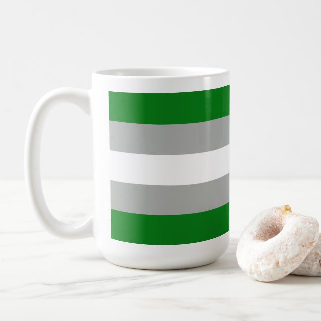 Grauromantischer Stolz Kaffeetasse (Mit Donut)