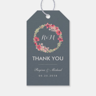 Graurosa Blumenzeremonie Dankeschön-Tag Geschenkanhänger