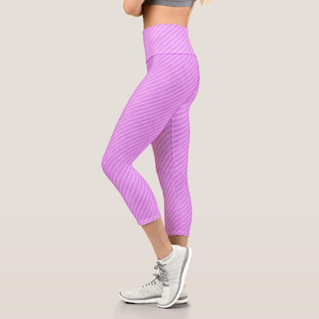 Graurosa Streifen Capri Leggings (Links)