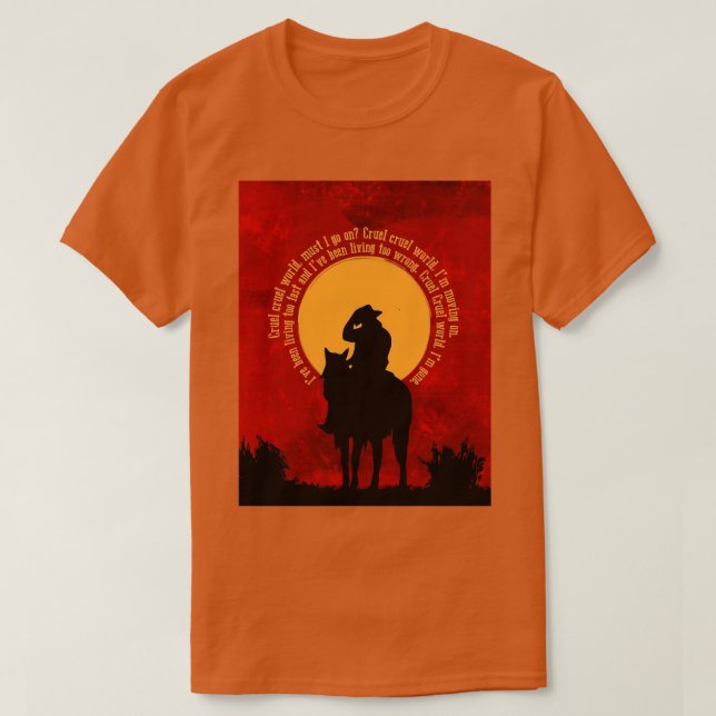 Grausame Welt T-Shirt (Design vorne)