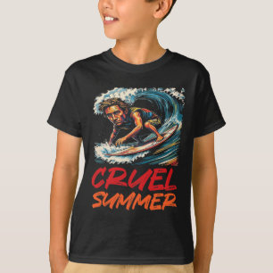 Grausamer Sommer Retro-Welle Surfen Urlaub Ferien T-Shirt