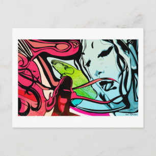 Grausames Experiment Postkarte