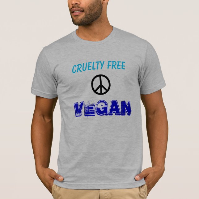 GRAUSAMKEIT GEBEN VEGANES FREI T-Shirt (Vorderseite)