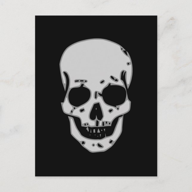 Grauschädel Postkarte (Vorderseite)