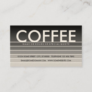 Grauschau COFFEE Visitenkarte