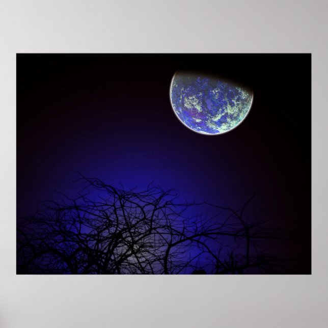 Grauschwarz Poster (Vorne)