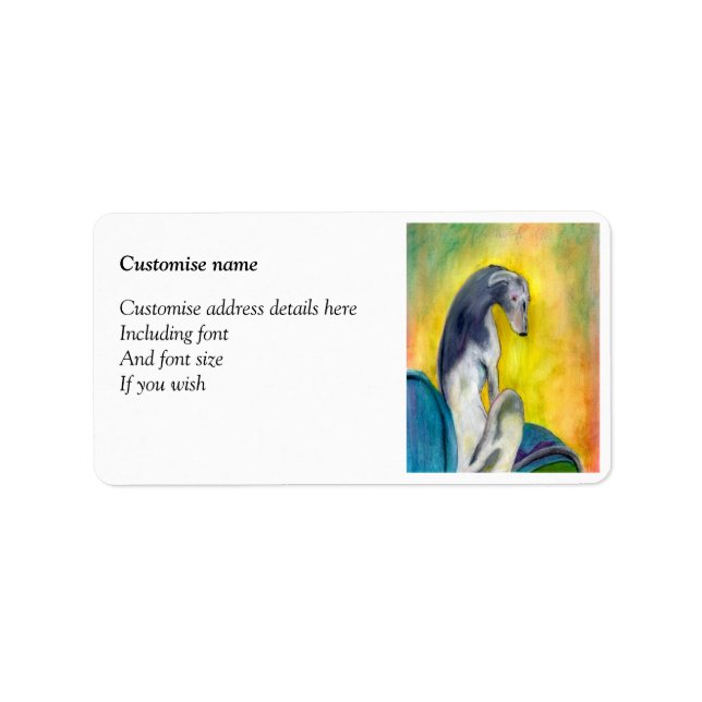 Grauschweinetiketten (a274) adressaufkleber (Vorne)