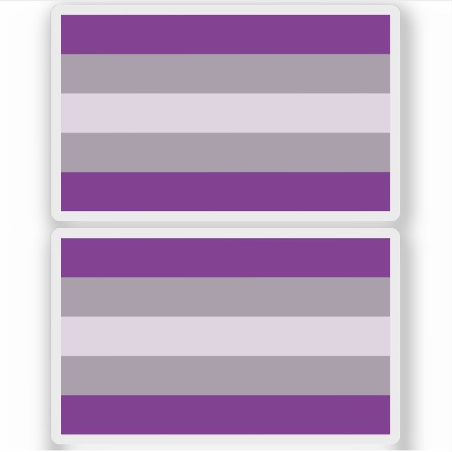 Grausexueller Stolz Aufkleber (Vorderseite)