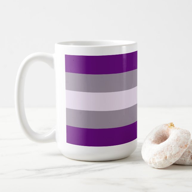 Grausexueller Stolz Kaffeetasse (Mit Donut)