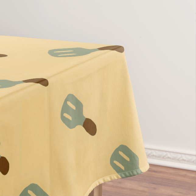 Grauspatel zeichnend Muster braun Tischdecke (Beispiel)