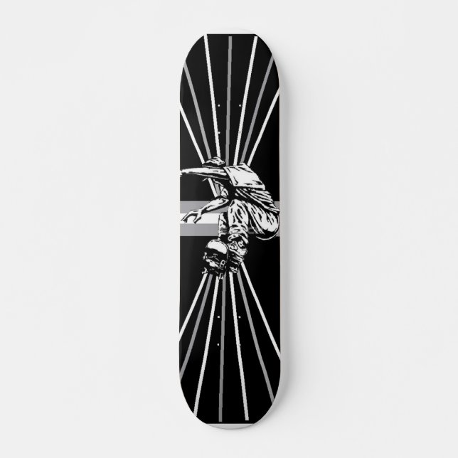 Grauspectrum-Skateboard Skateboard (Vorne)