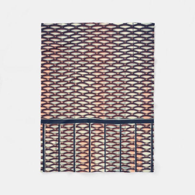 Graustahlzaun Fleecedecke (Vorderseite)