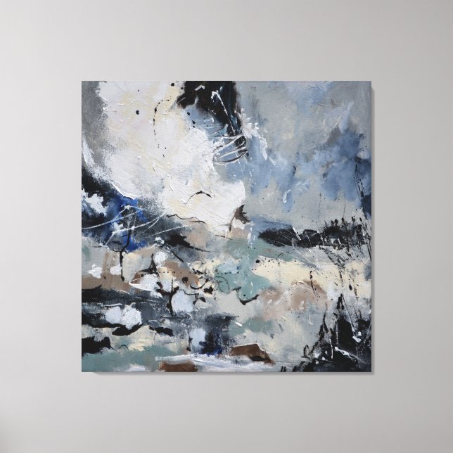 Grausteine Leinwanddruck (Vorderseite)