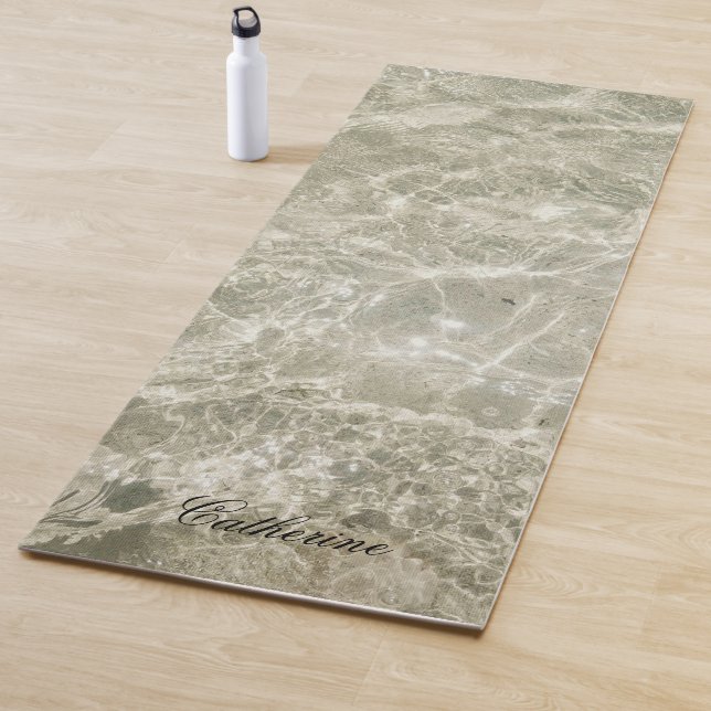Grausteine Textur Moderne Ökologische Yogamatte (Beispiel)