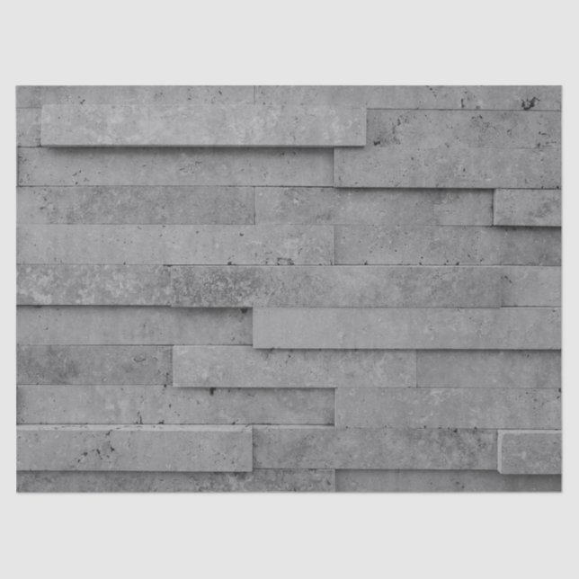 Grausteinfarben Seidenpapier (Vorderseite)