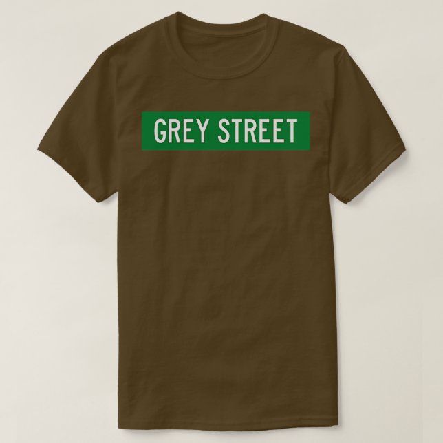 Graustraßenschild T-Shirt (Design vorne)