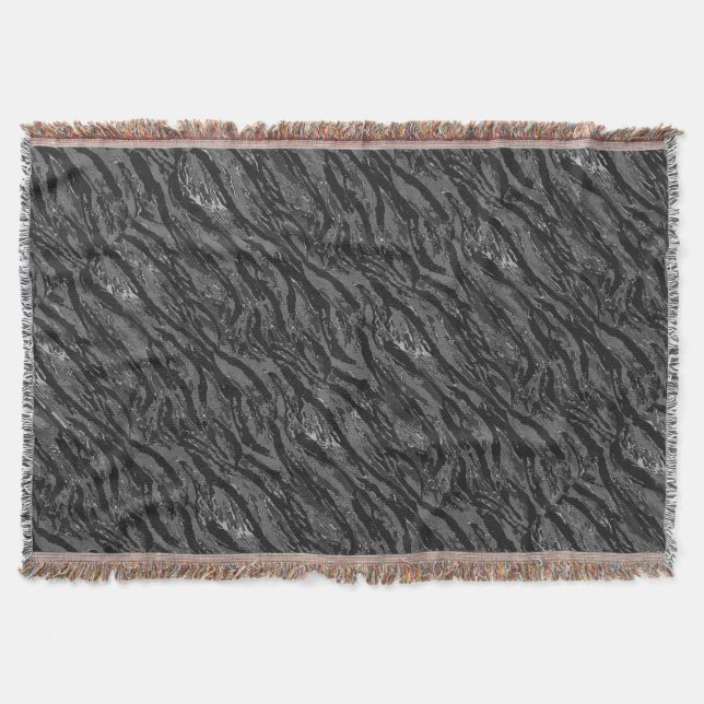 Graustreifen-Camouflage Decke (Vorderseite)