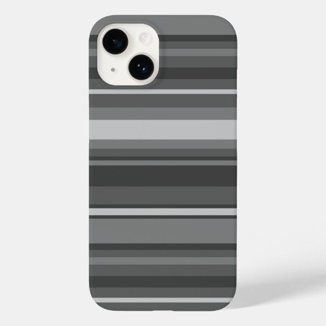 Graustreifen Case-Mate iPhone Hülle (Rückseite)