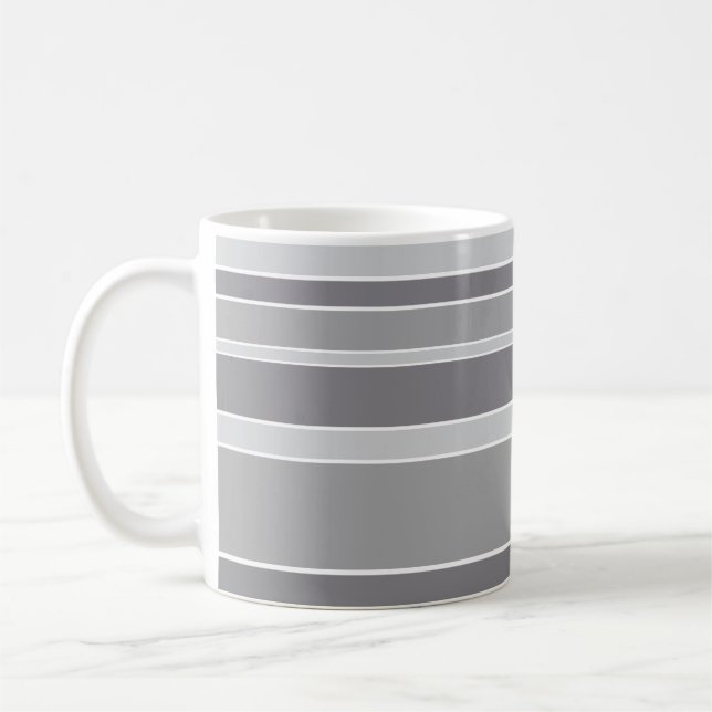Graustreifen Kaffeetasse (Links)