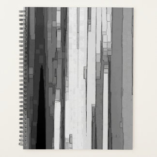 Graustufen-Abstrakt B&W-Kunst Planer