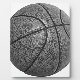 Graustufen-Basketball Fotoplatte